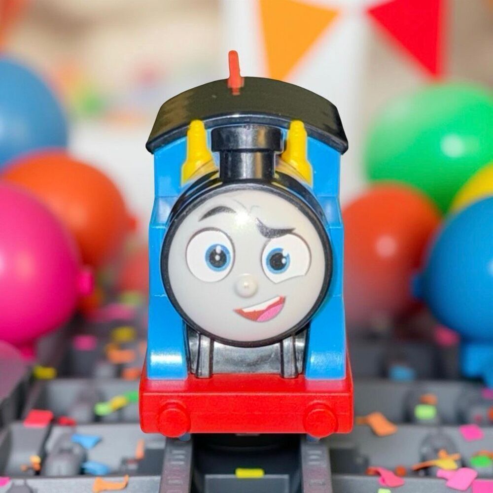 Trackmaster Revolution Thomas And Friends Thomas Birthday Train Engine Works A38